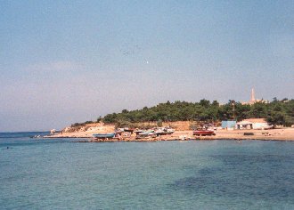 Egina island coast