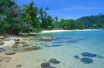 Tunku Abdul Rahman National Park - Sapi Island beach 2