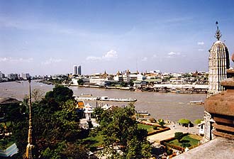 Chao Phraya River from Wat Arun, Bangkok