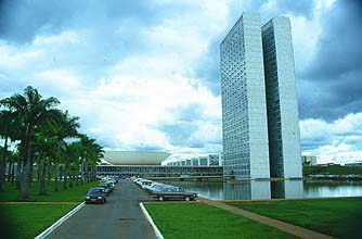 Brasilia, the capital: The Parliament building