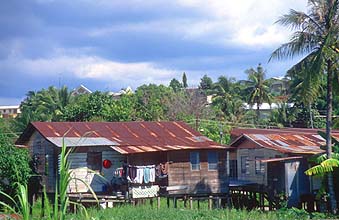 Brunei Bandar Seri Begawan traditional houses