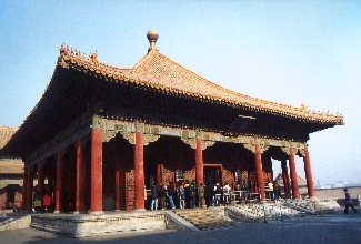 Beijing forbidden city palace detail