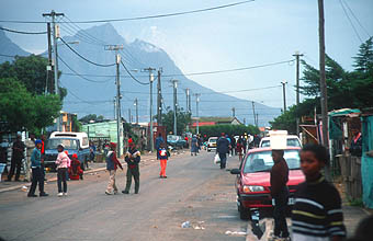 Cape Town Townships street scene