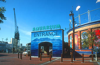 Cape Town Waterfront Two Oceans Aquarium entrance