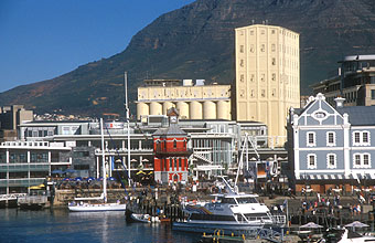 Cape Town Waterfront with Clock Tower