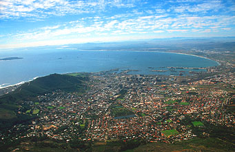 Cape Town panorama from Table Mountain