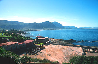 Hermanus boats in the old harbour