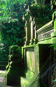 Bali Ubud Monkey Forest temple detail