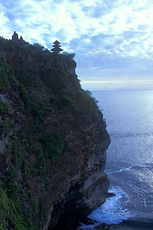 Uluwatu Temple cliff