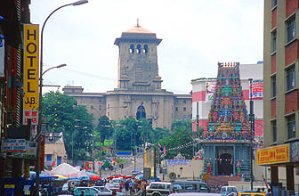 Johor Bahru Bangunan Sultan Ibrahim and Sri Mariamman Temple