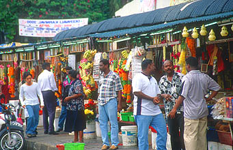 Johor Bahru Sri Mariamman Temple Deepavali market