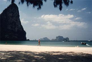 Rai Lay West Beach with islands