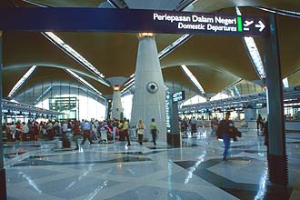 KLIA Kuala Lumpur Airport main building check-in area