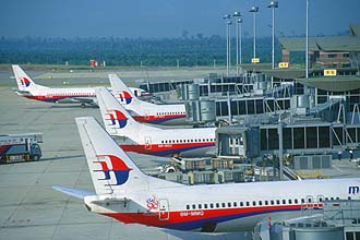 Kuala Lumpur International Airport B737 aircrafts