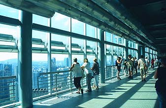 Petronas Twin Towers skybridge interior