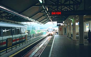 Putra LRT driverless railway station