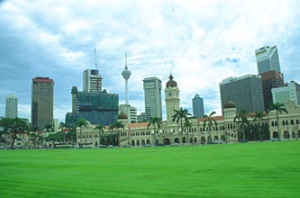 Sultan Abdul Samad Building and KL Tower panorama