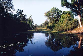 water canal in Angkor, Siem Reap