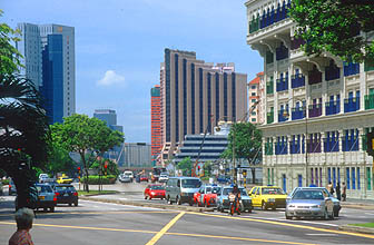 Singapore Furama Hotel and Hill Street Road