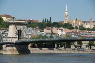 Budapest Bridges And Danube River