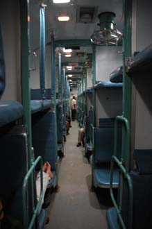 DEL Indian Railways Air-conditioned 3-tier (AC3) coach on overnight train 2381 POORVA EXPRESS from Varanasi or Benares to Delhi 3008x2000
