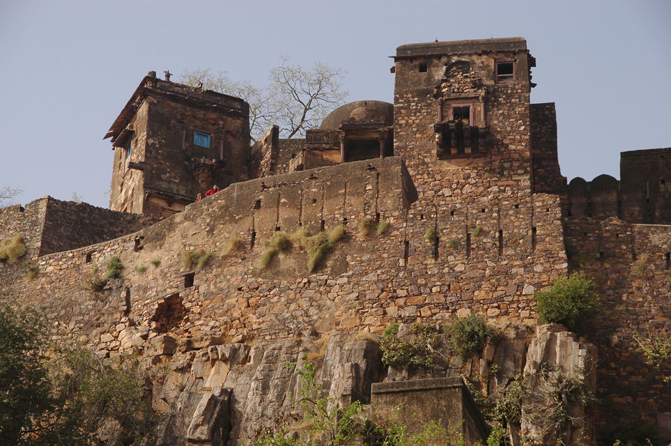 JAI Ranthambore National Park - Ranthambore Fort walls and towers 3008x2000