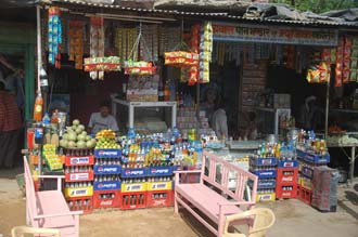 AGR shop selling drinks sweets and fruits on the road from Karauli to Bharatpur Bird Sanctuary 3008x2000