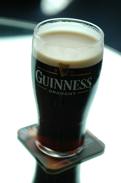 DUB Dublin - Guinness Storehouse and Brewery museum - pint of Guinness in Gravity Bar 3008x2000