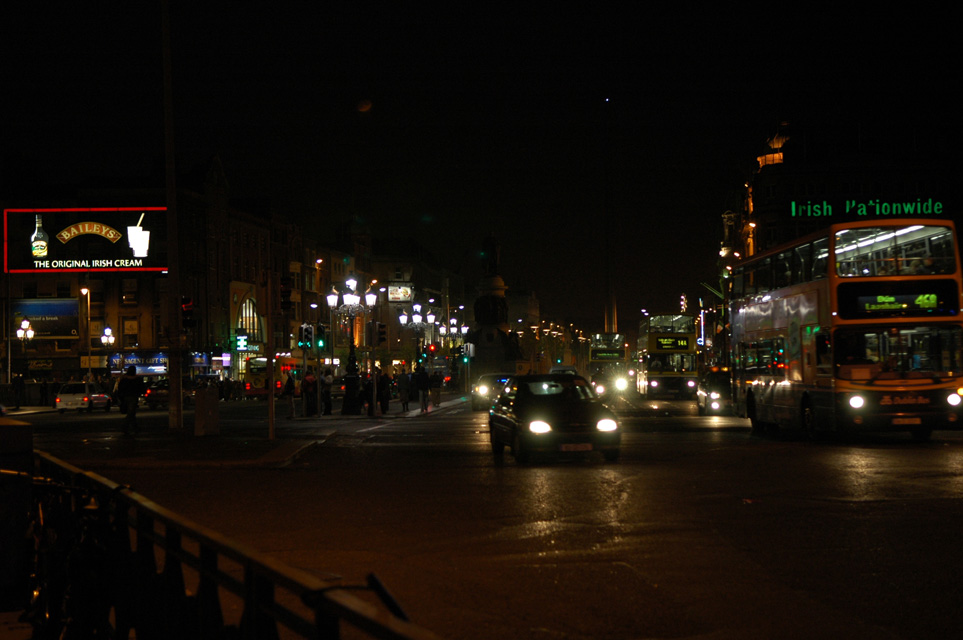 DUB Dublin - O Connell street by night 04 3008x2000