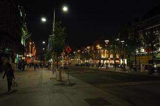 DUB Dublin - O Connell street by night 02 3008x2000