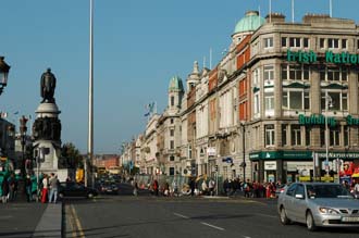DUB Dublin - O Connell street with the Spire 3008x2000