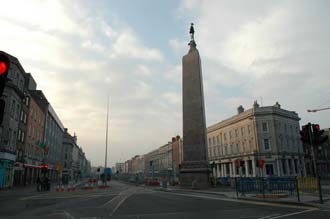DUB Dublin - O Connell street with the Spire on a quiet sunday morning 01 3008x2000