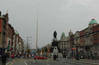 DUB Dublin - O Connell street with the Spire on a quiet sunday morning 02 3008x2000
