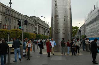 DUB Dublin - the spire or Monument of Light on O Connell street 3008x2000
