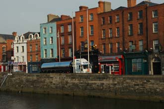 DUB Dublin - Arran Quay with heavy traffic 3008x2000