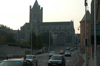 DUB Dublin - Christ Church Cathedral from Merchants Quay 3008x2000
