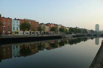 DUB Dublin - O Connell Bridge and Bachelors Walk with River Liffey 09 3008x2000