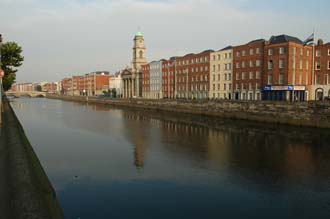 DUB Dublin - St Pauls Church on Arran Quay with Liffey River 02 3008x2000