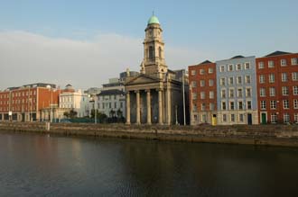 DUB Dublin - St Pauls Church on Arran Quay with Liffey River 03 3008x2000