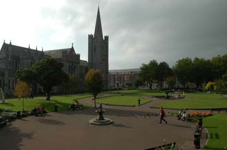 DUB Dublin - St Patricks Cathedral with St Patricks Park 02 3008x2000