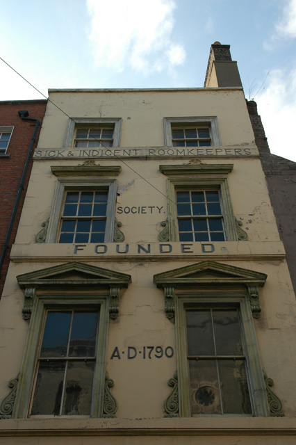 DUB Dublin - house facade in Dame Lane near Dublin Castle 3008x2000