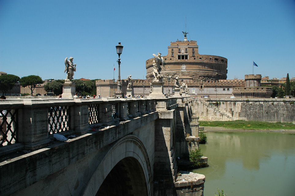 FCO Rome - Castel Sant Angelo with Ponte Sant Angelo 3008x2000