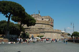FCO Rome - Castel Sant Angelo from Piazza Pia 3008x2000