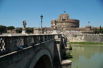 FCO Rome - Castel Sant Angelo with Ponte Sant Angelo 3008x2000