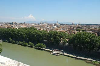 FCO Rome - River Tiber view from Castel Sant Angelo 02 3008x2000