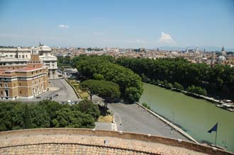 FCO Rome - River Tiber view from Castel Sant Angelo 03 3008x2000