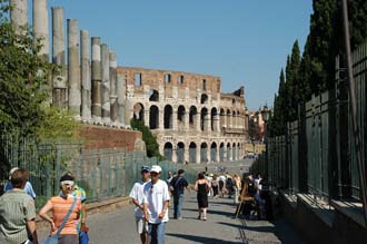 FCO Rome - Colosseum from Via Sacra 3008x2000