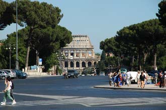 FCO Rome - Colosseum from Via dei Fori Imperiali 02 3008x2000