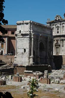 FCO Rome - Roman Forum Romanum - Arco di Settimio Severo or Arch of Septimus Severus 02 3008x2000
