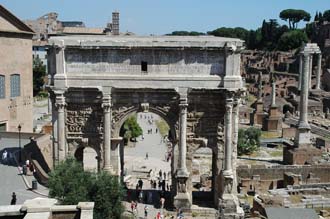 FCO Rome - Roman Forum Romanum - Arco di Settimio Severo or Arch of Septimus Severus 03 3008x2000